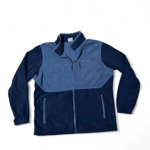 Blue Columbia Sportswear interchange fleece jacket size XL